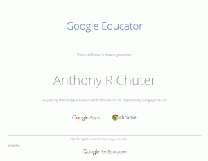 ARC Google Educator Aug.2014